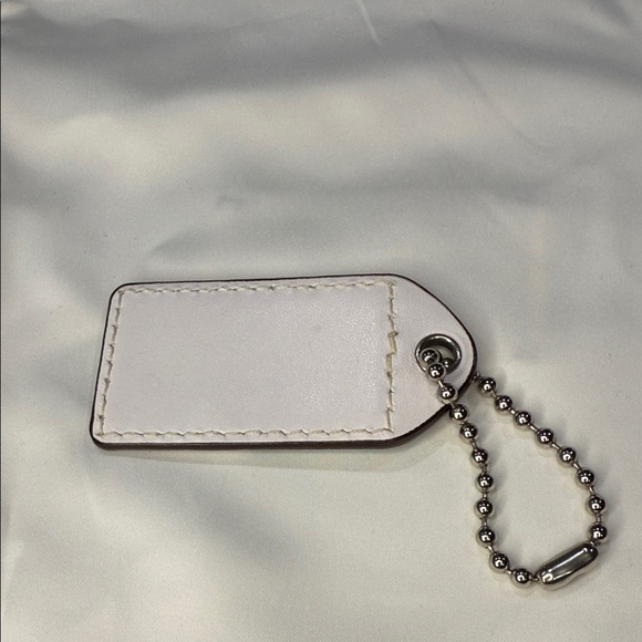 Coach White and Teal Hangtag - Picture 3 of 3